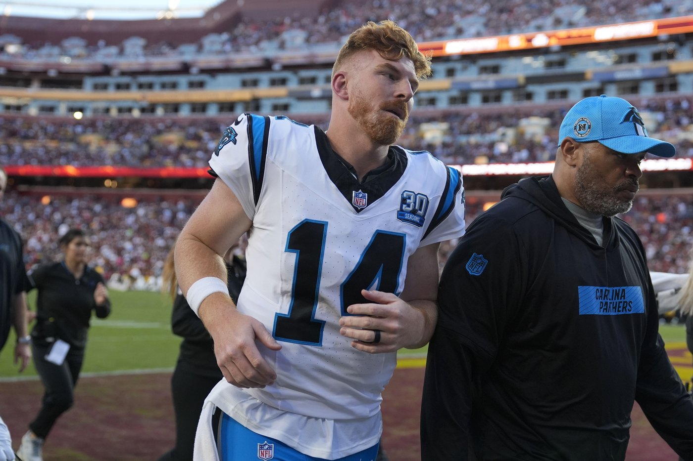 Panthers' Andy Dalton, family involved in car crash. QB being evaluated by team doctors | iNFOnews.ca