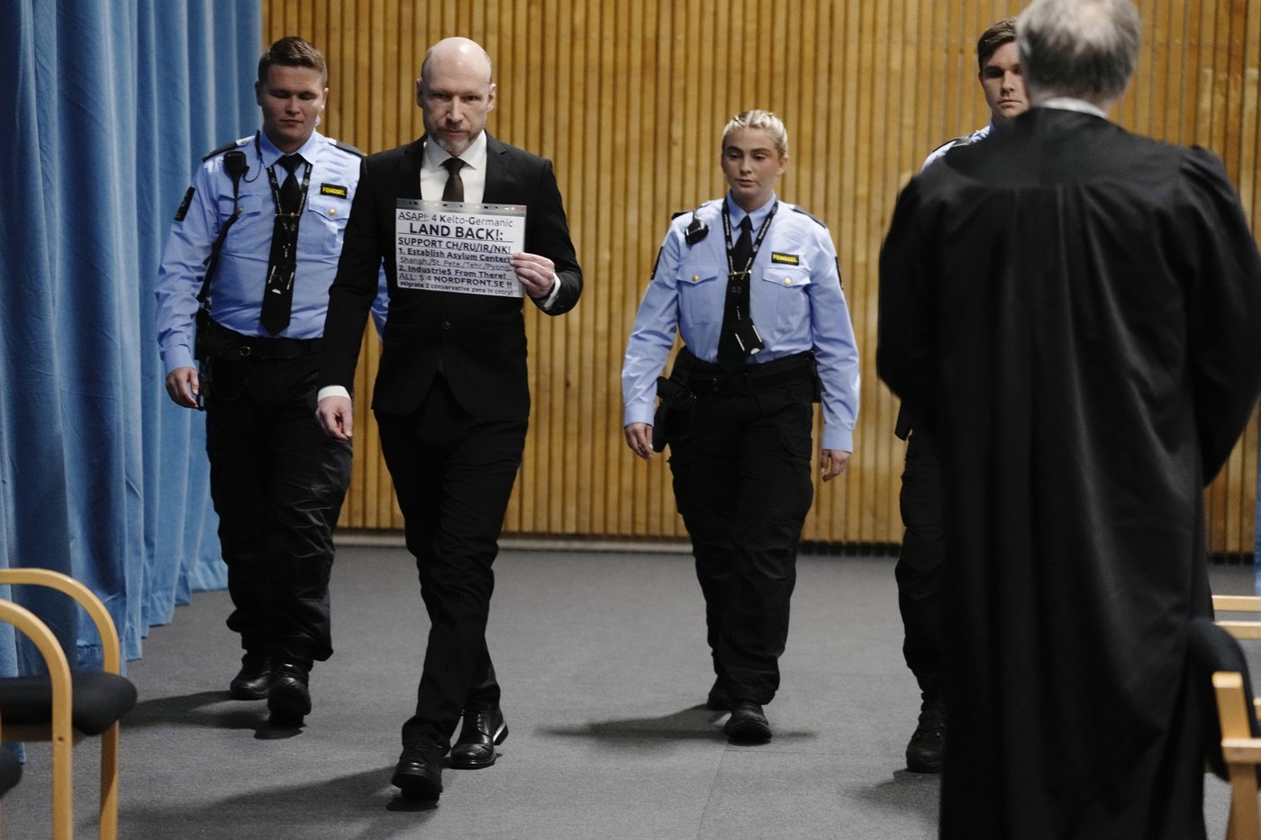 Norwegian court rejects mass killer Anders Behring Breivik's 2nd bid for parole | iNFOnews.ca