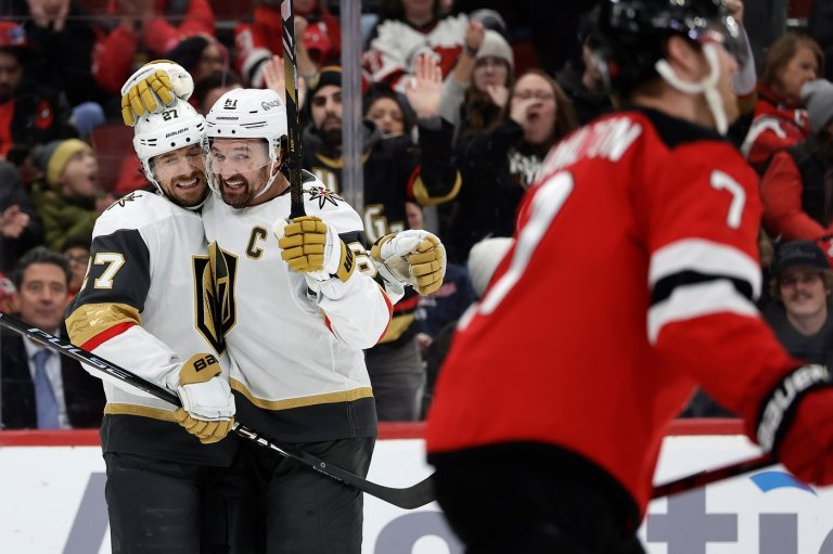 Theodore has goal and assist, Schmid gets shutout as Golden Knights beat Devils 3-0 | iNFOnews.ca