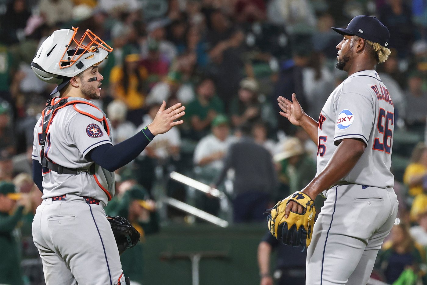 Yordan Alvarez goes deep as Astros hit 5 homers in 13-2 rout of A's to close in on AL West title | iNFOnews.ca