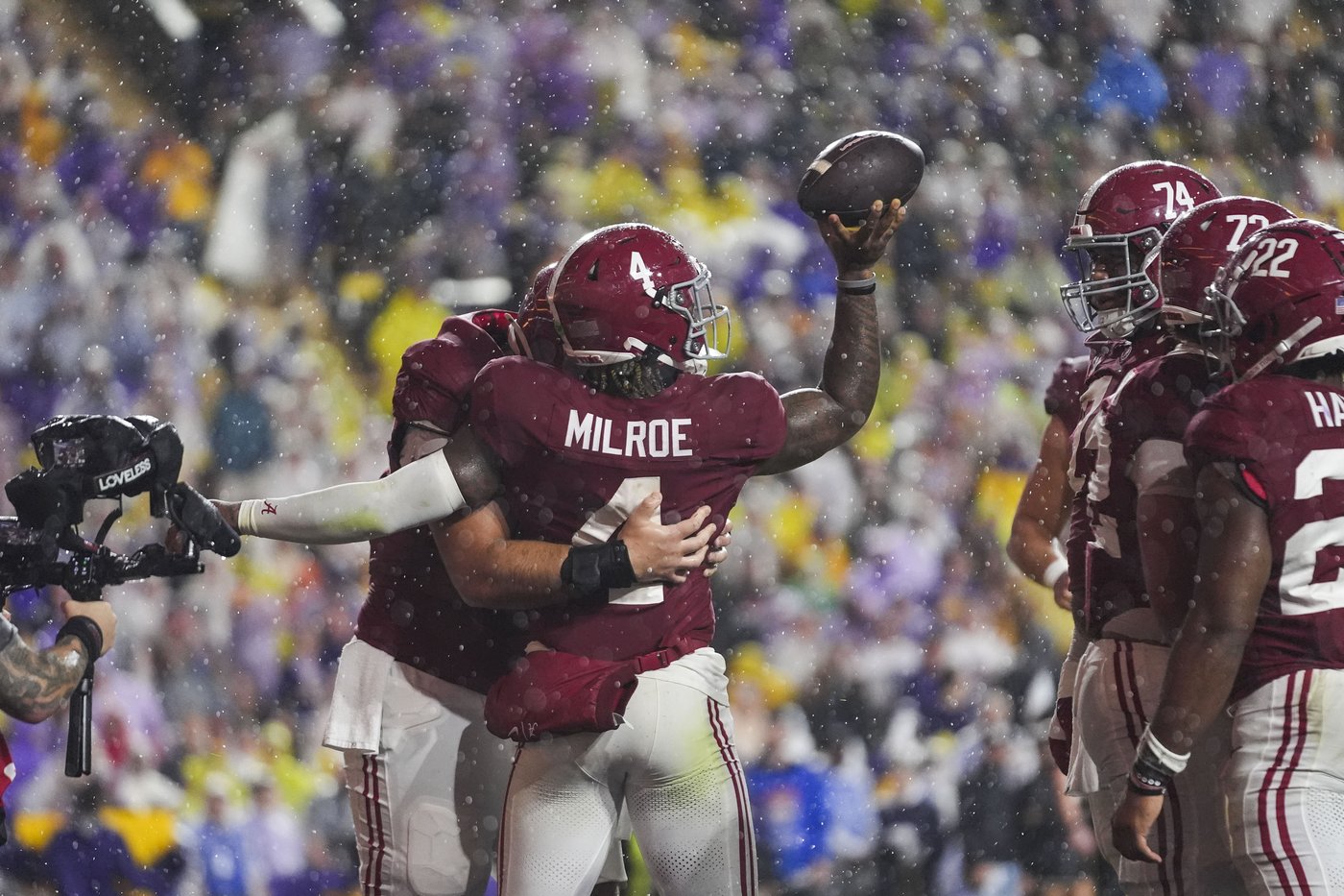 Jalen Milroe runs for career-high 185 yards and 4 TDs as No. 11 Alabama thrashes No. 14 LSU 42-13 | iNFOnews.ca