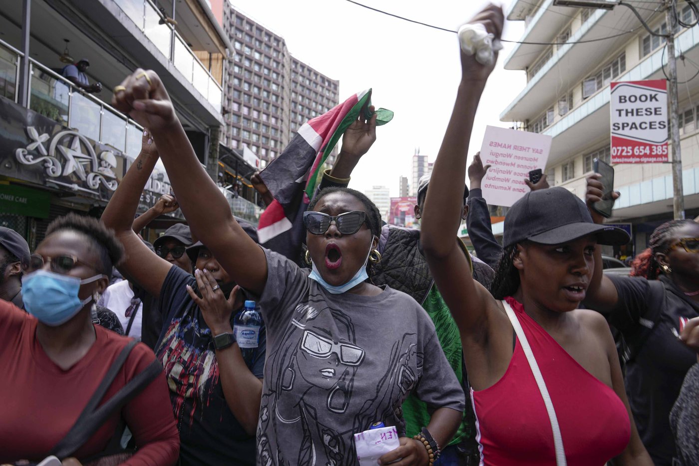 Police in Kenya hurl tear gas at protesters angry about gender-based violence | iNFOnews.ca