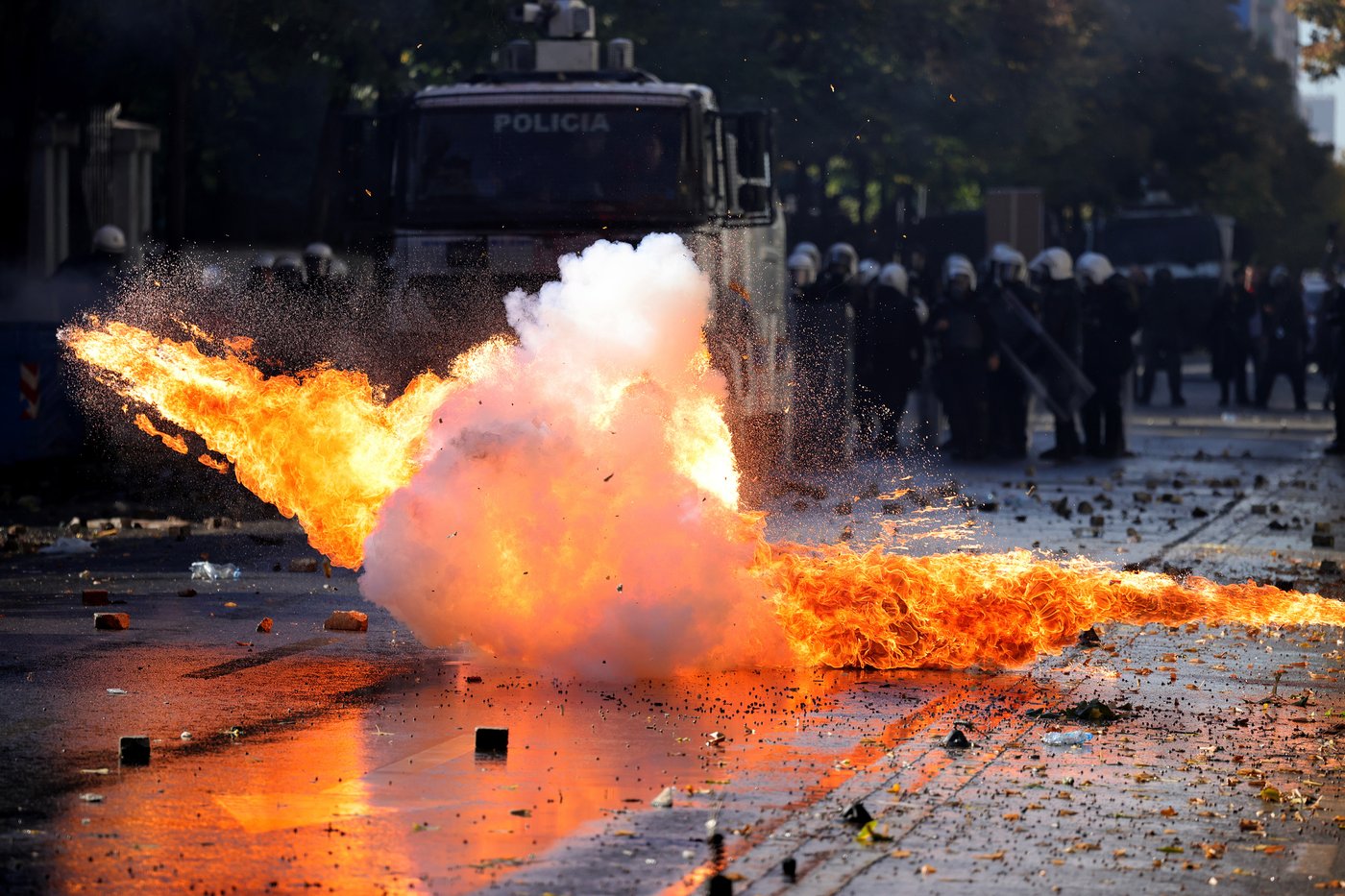 Riots in Tirana enter a fifth day as Albania's anti-government protests escalate | iNFOnews.ca Riots in Tirana enter a fifth day as Albania's anti-government protests escalate | iNFOnews.ca