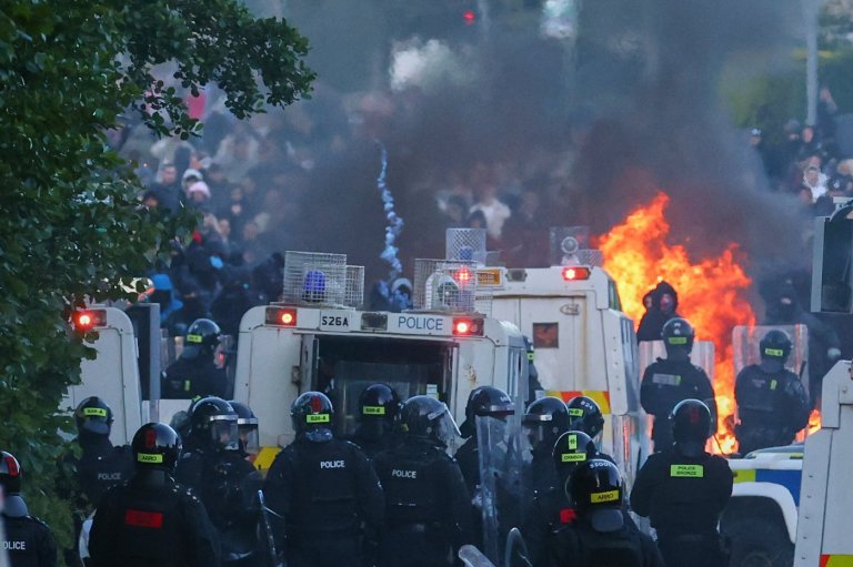 Photos show the aftermath of anti-immigration protests in Northern Ireland | iNFOnews.ca