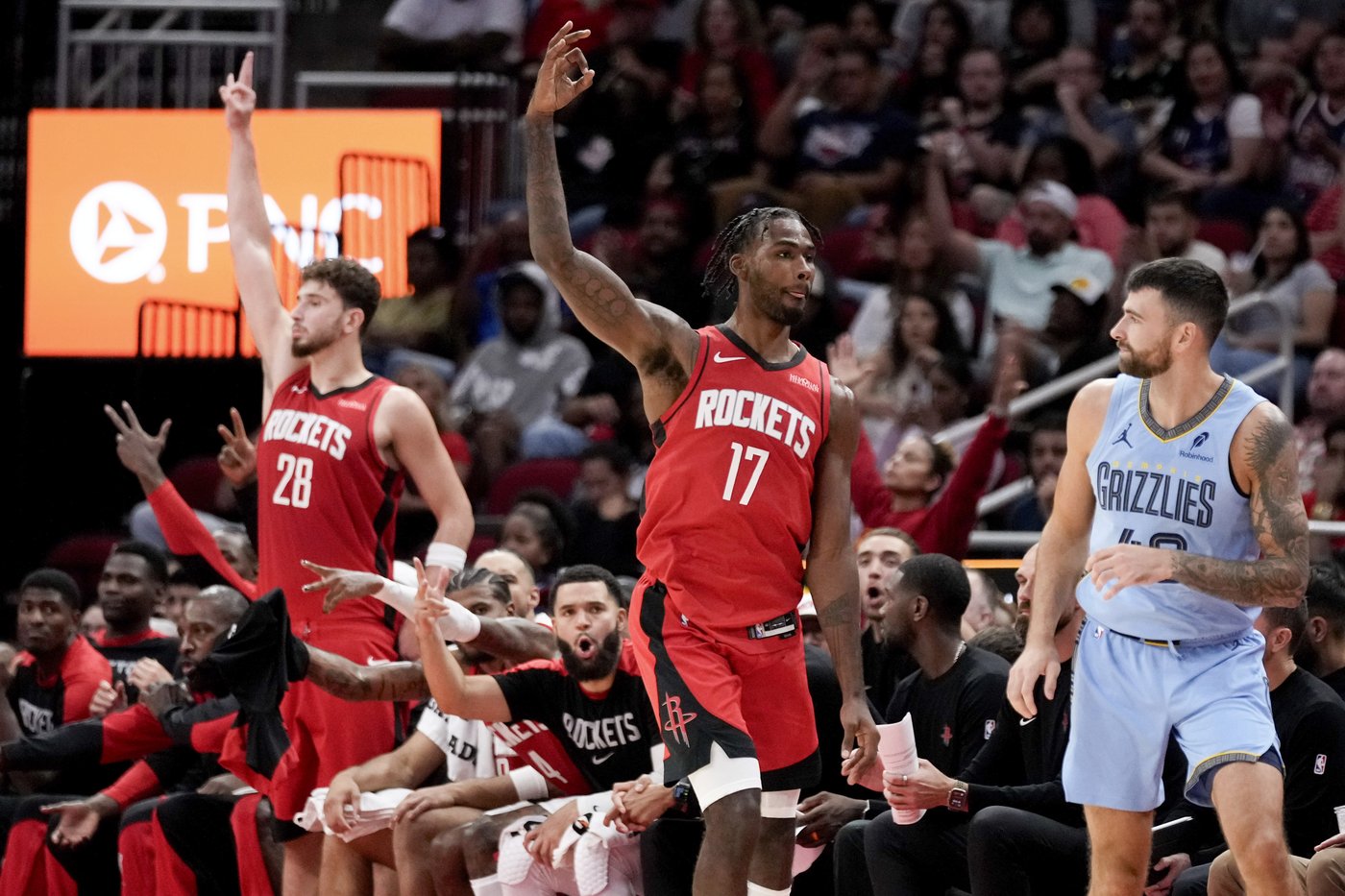 Jalen Green leads the way with 22 points in Houston's 128-108 win over Memphis | iNFOnews.ca Jalen Green leads the way with 22 points in Houston's 128-108 win over Memphis | iNFOnews.ca