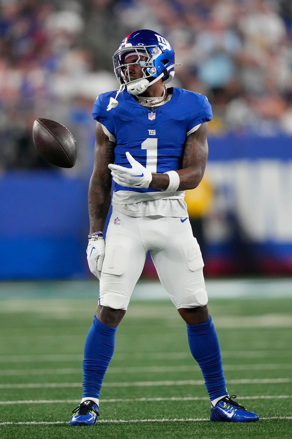 Malik Nabers shines for the Giants in his first game back, 350 days since torn ACL | iNFOnews.ca