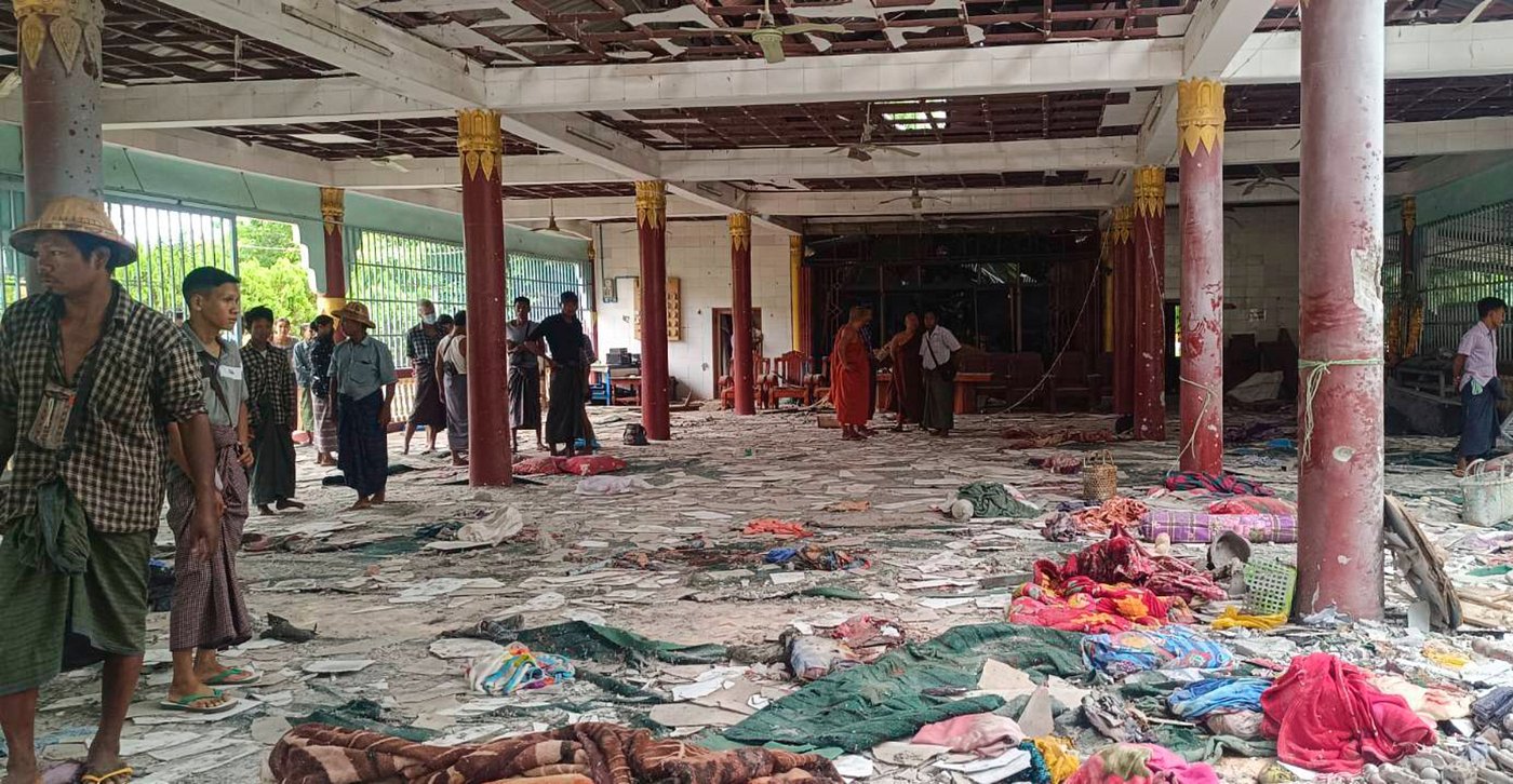 At least 23 dead after airstrike on Buddhist monastery in Myanmar | iNFOnews.ca At least 23 dead after airstrike on Buddhist monastery in Myanmar | iNFOnews.ca