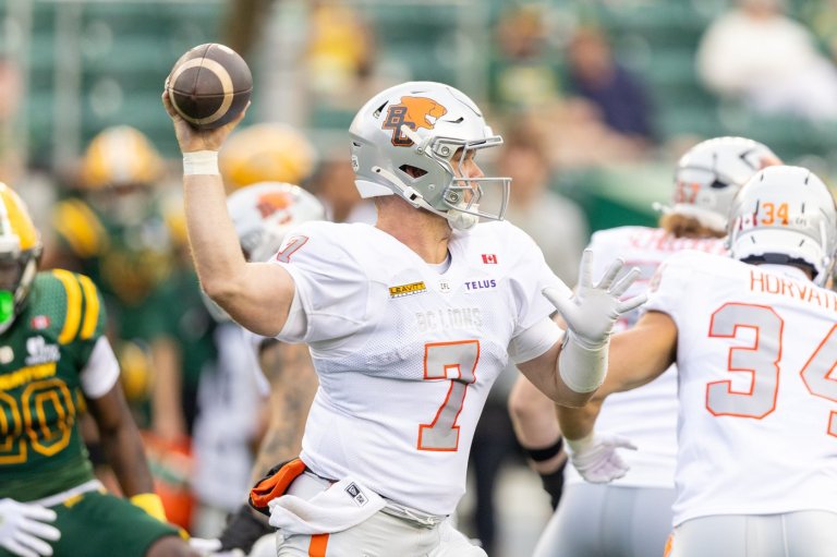 Chase Brice to start as Lions host Argonauts in B.C. Place return | iNFOnews.ca