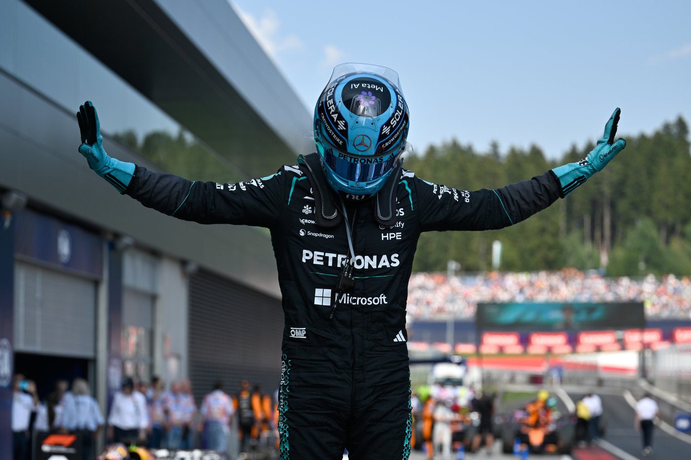 George Russell beats Verstappen and the heat to win Austrian Grand Prix and boost F1 title chances | iNFOnews.ca George Russell beats Verstappen and the heat to win Austrian Grand Prix and boost F1 title chances | iNFOnews.ca