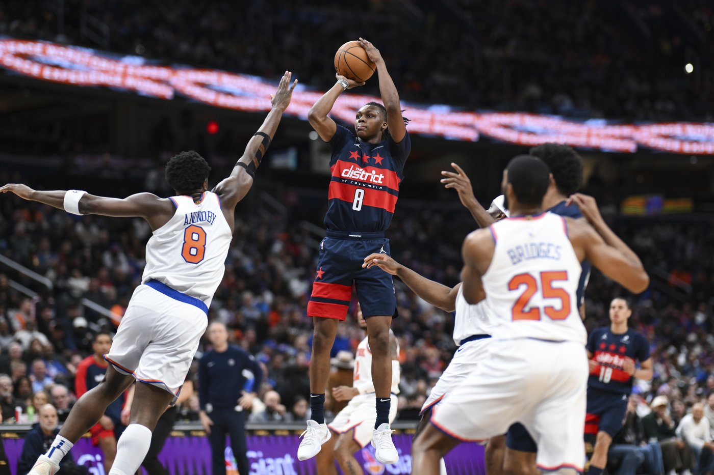 Jalen Brunson scores season-high 55 points in Knicks' 136-132 overtime win vs Wizards | iNFOnews.ca