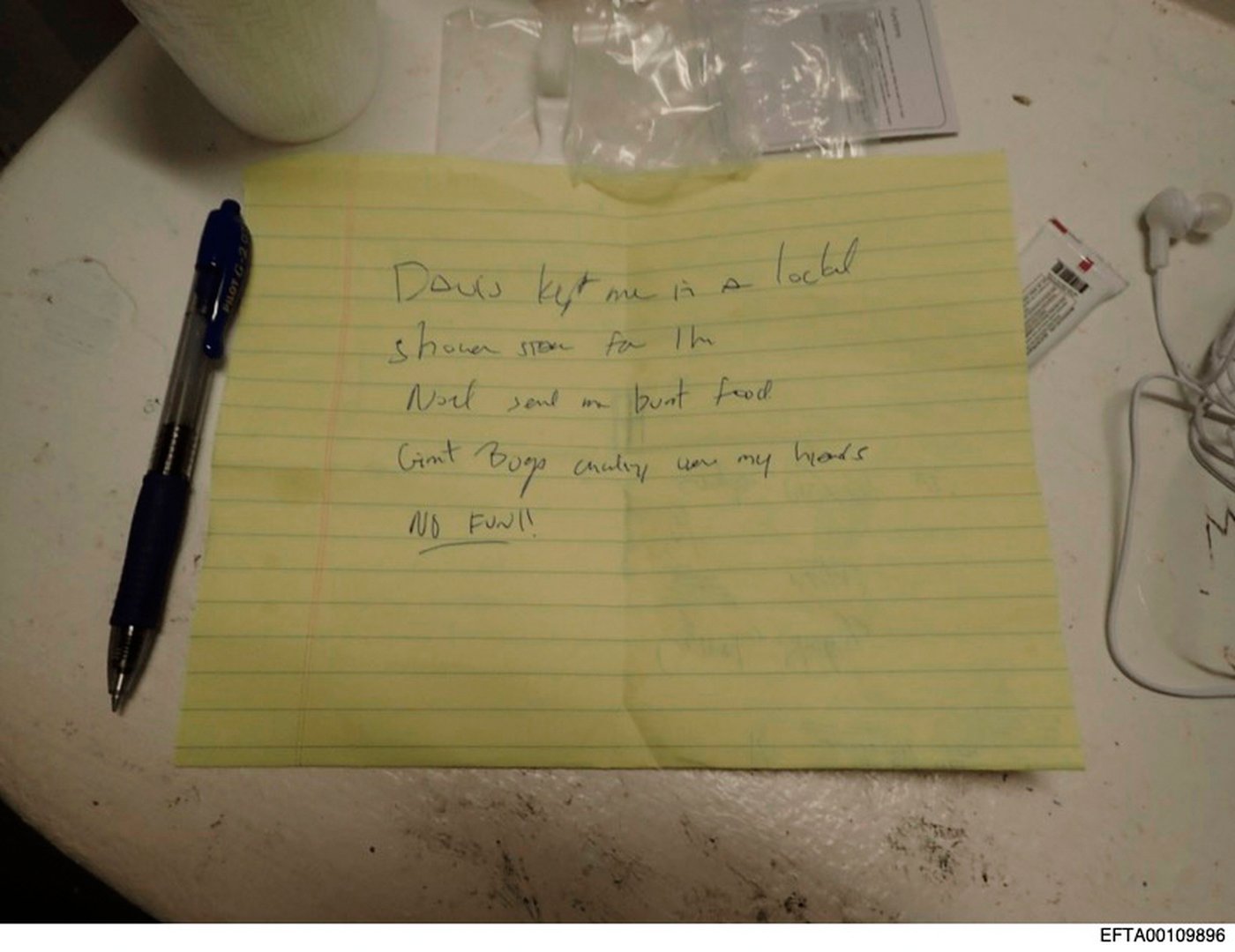 Handwriting on newly released note matches one found after Epstein's death, experts tell AP | iNFOnews.ca Handwriting on newly released note matches one found after Epstein's death, experts tell AP | iNFOnews.ca
