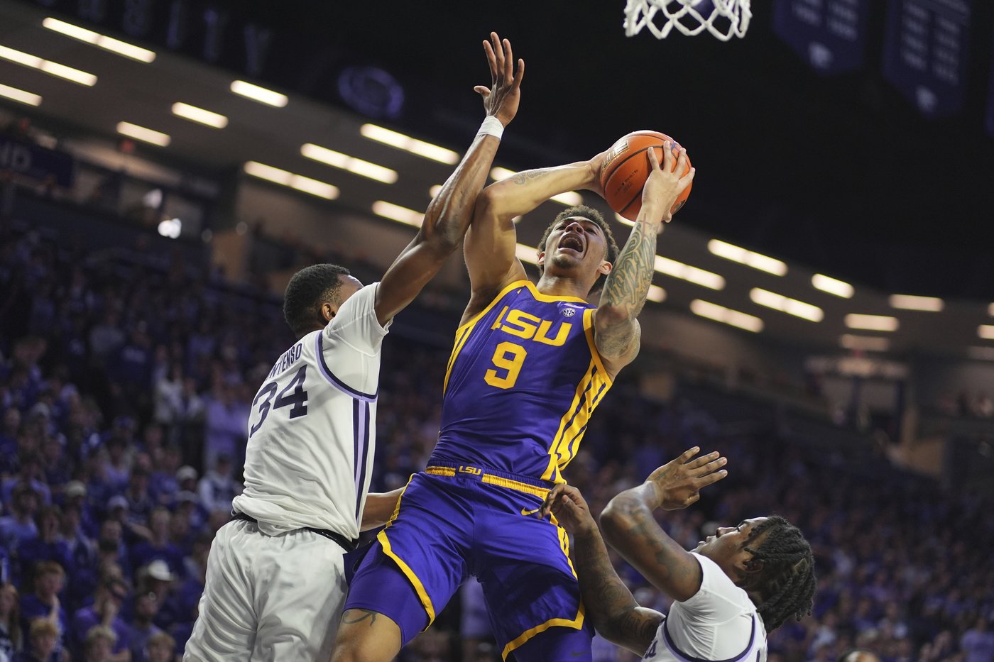 LSU beats Kansas State 76-65 behind Cam Carter's 20 points against his former team | iNFOnews.ca