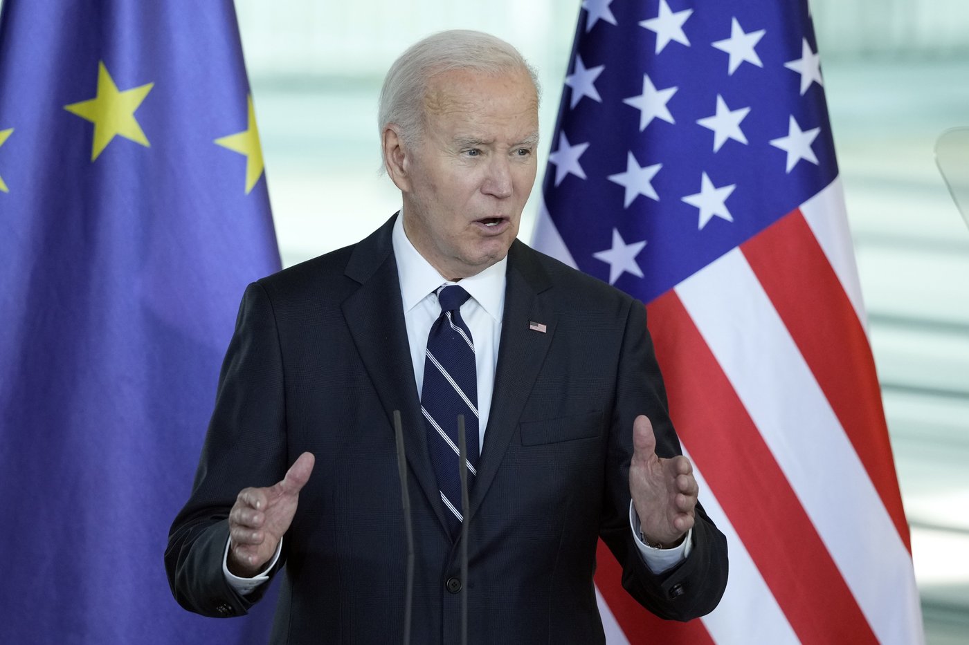 Biden urges Western allies to keep aiding Ukraine during meeting with Europe leaders before election | iNFOnews.ca