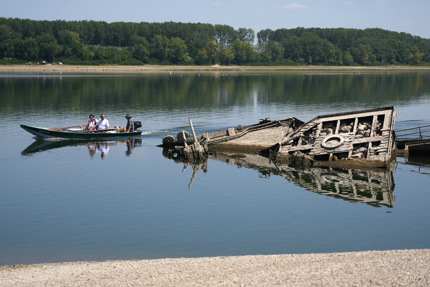 The Danube River's water is dropping so low that World War II ships are emerging | iNFOnews.ca The Danube River's water is dropping so low that World War II ships are emerging | iNFOnews.ca