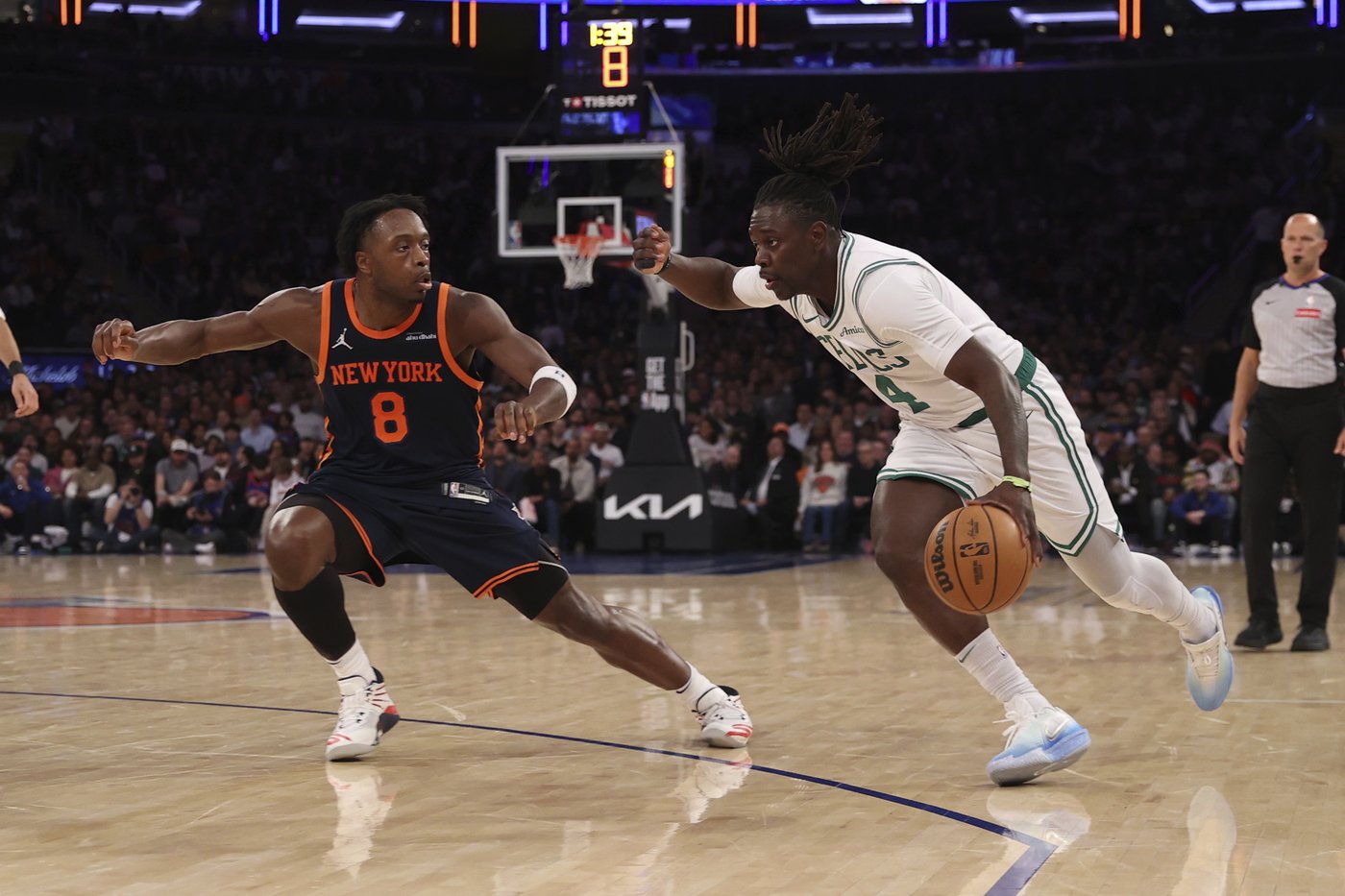 Jrue Holiday still day-to-day as Celtics prepare for playoff matchup with Knicks | iNFOnews.ca Jrue Holiday still day-to-day as Celtics prepare for playoff matchup with Knicks | iNFOnews.ca