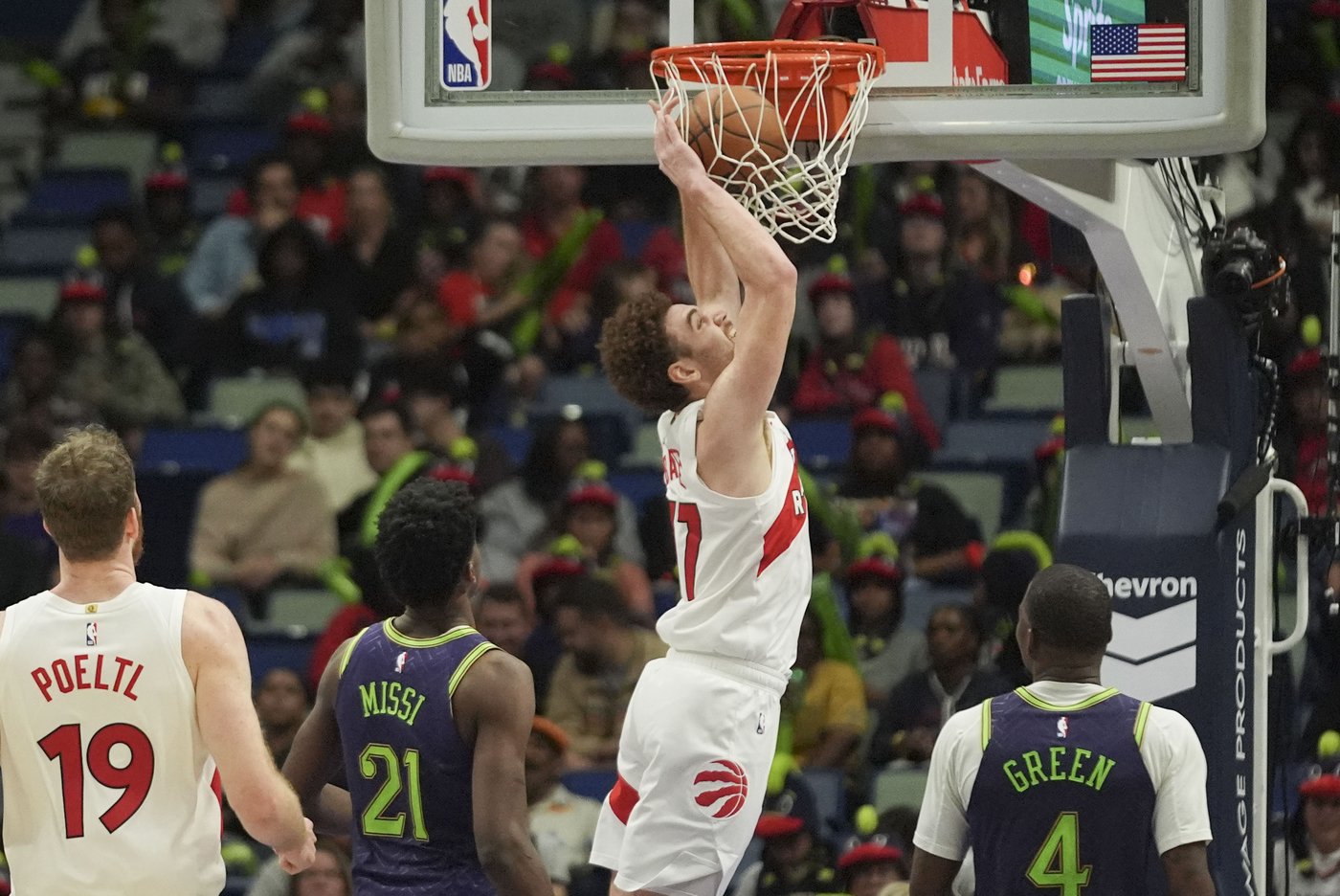 Agbaji and Battle rain down 3s as the Raptors beat the hapless Pelicans 119-93 | iNFOnews.ca