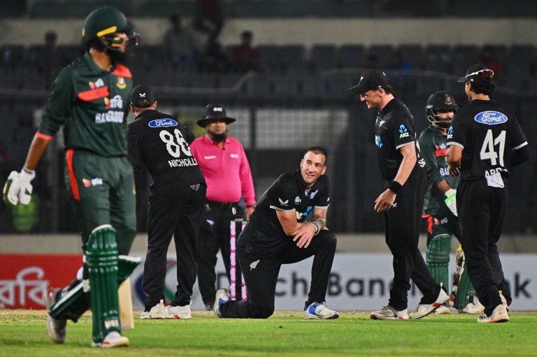 Tickner starts late Bangladesh collapse for New Zealand to win first ODI | iNFOnews.ca