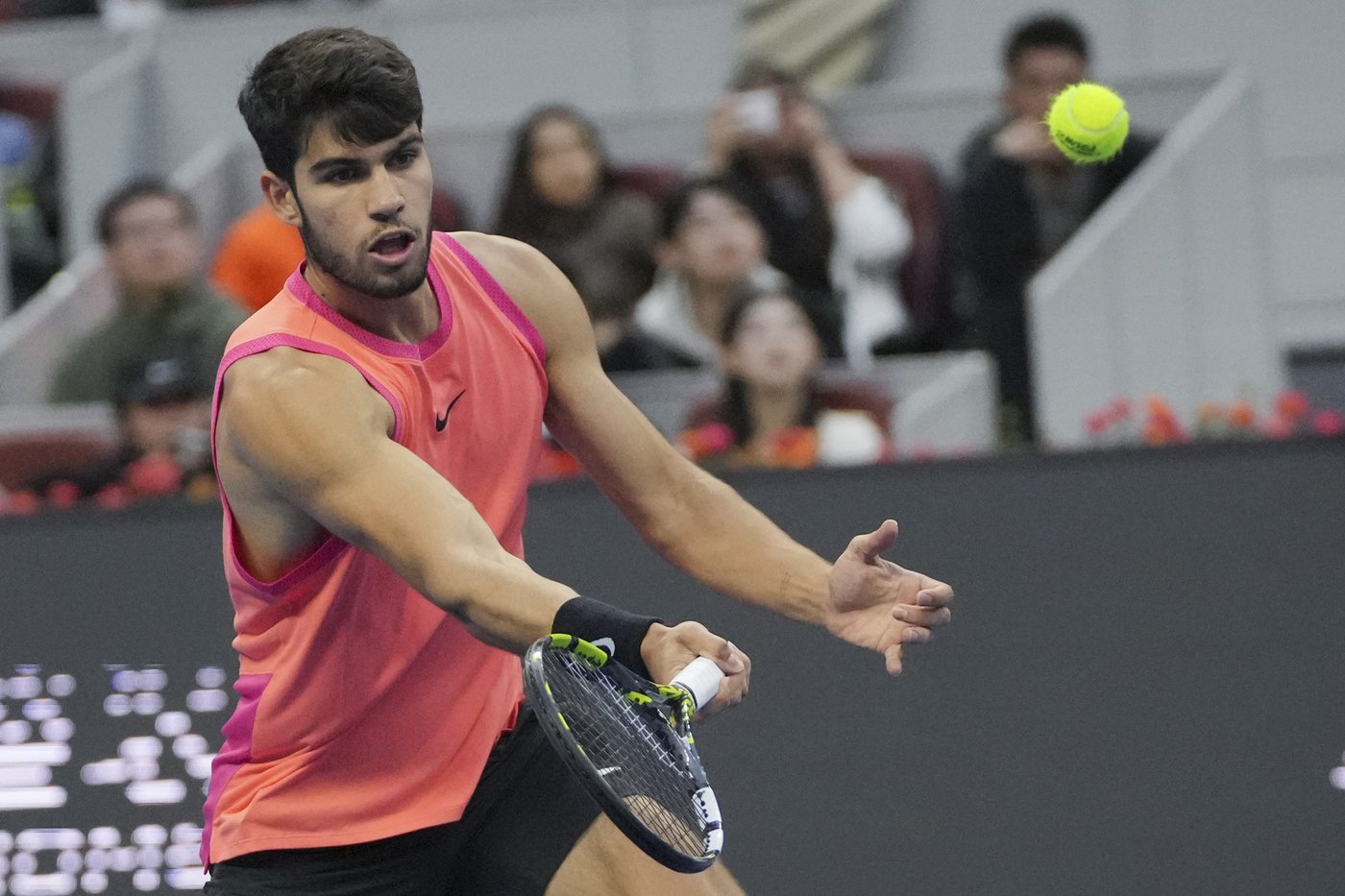 Alcaraz rallies past Sinner to win China Open and make it 3-for-3 against his top rival this year | iNFOnews.ca