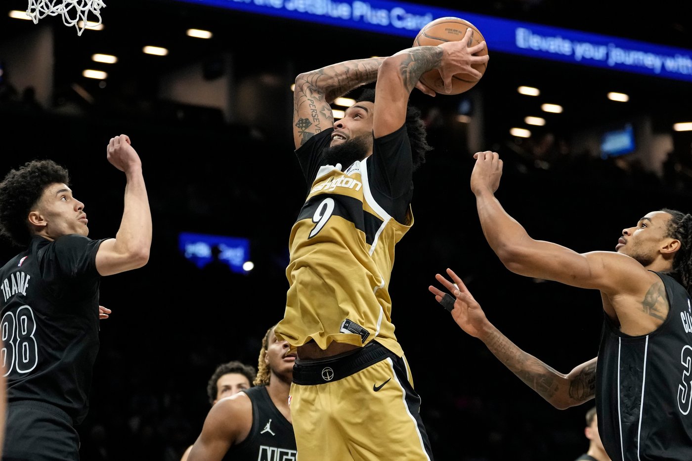Nets score 80 points in the first half and beat the short-handed Wizards 127-113 | iNFOnews.ca