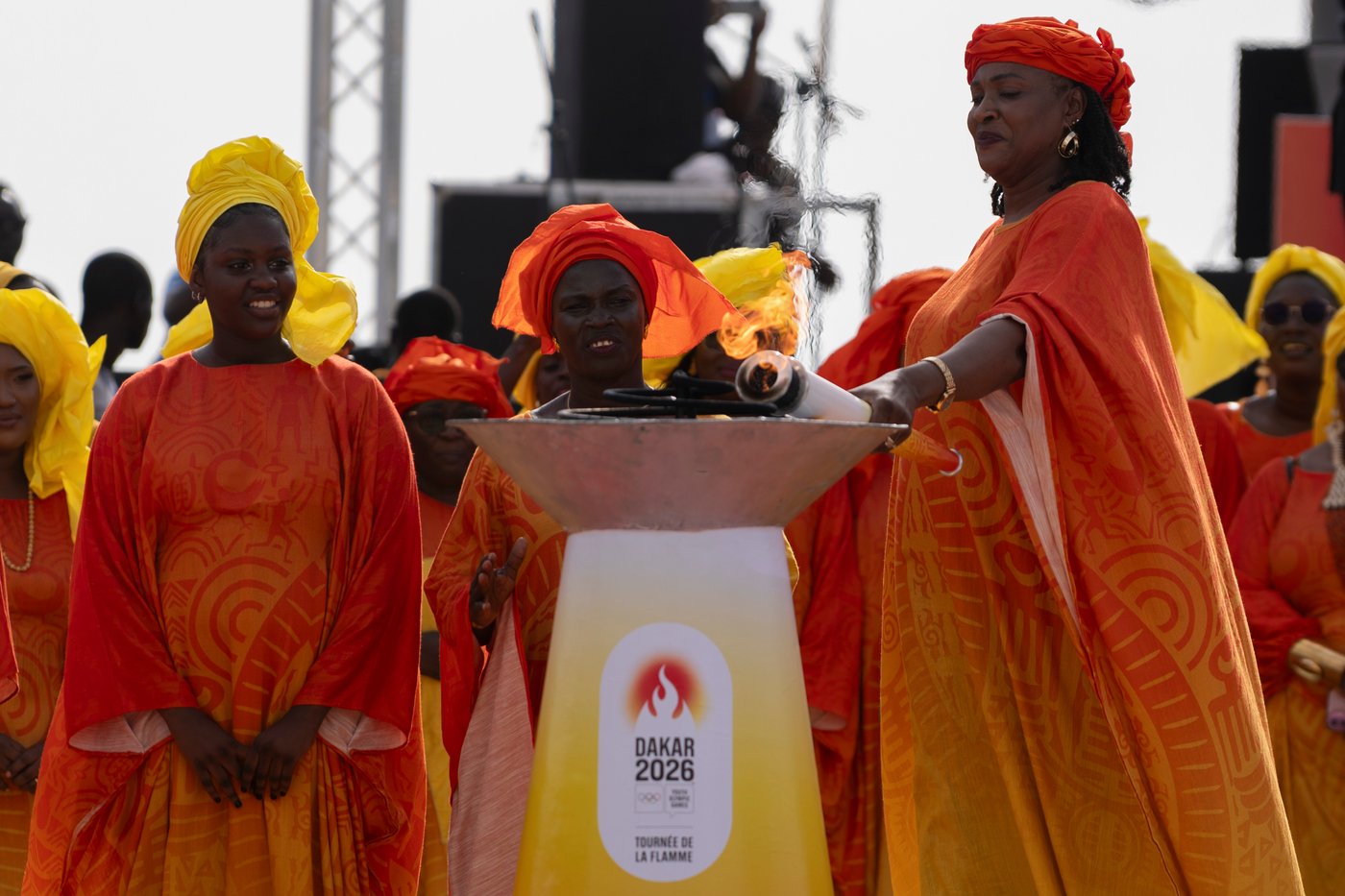 Olympic flame arrives in Senegal for the first Olympic event to be held in Africa | iNFOnews.ca