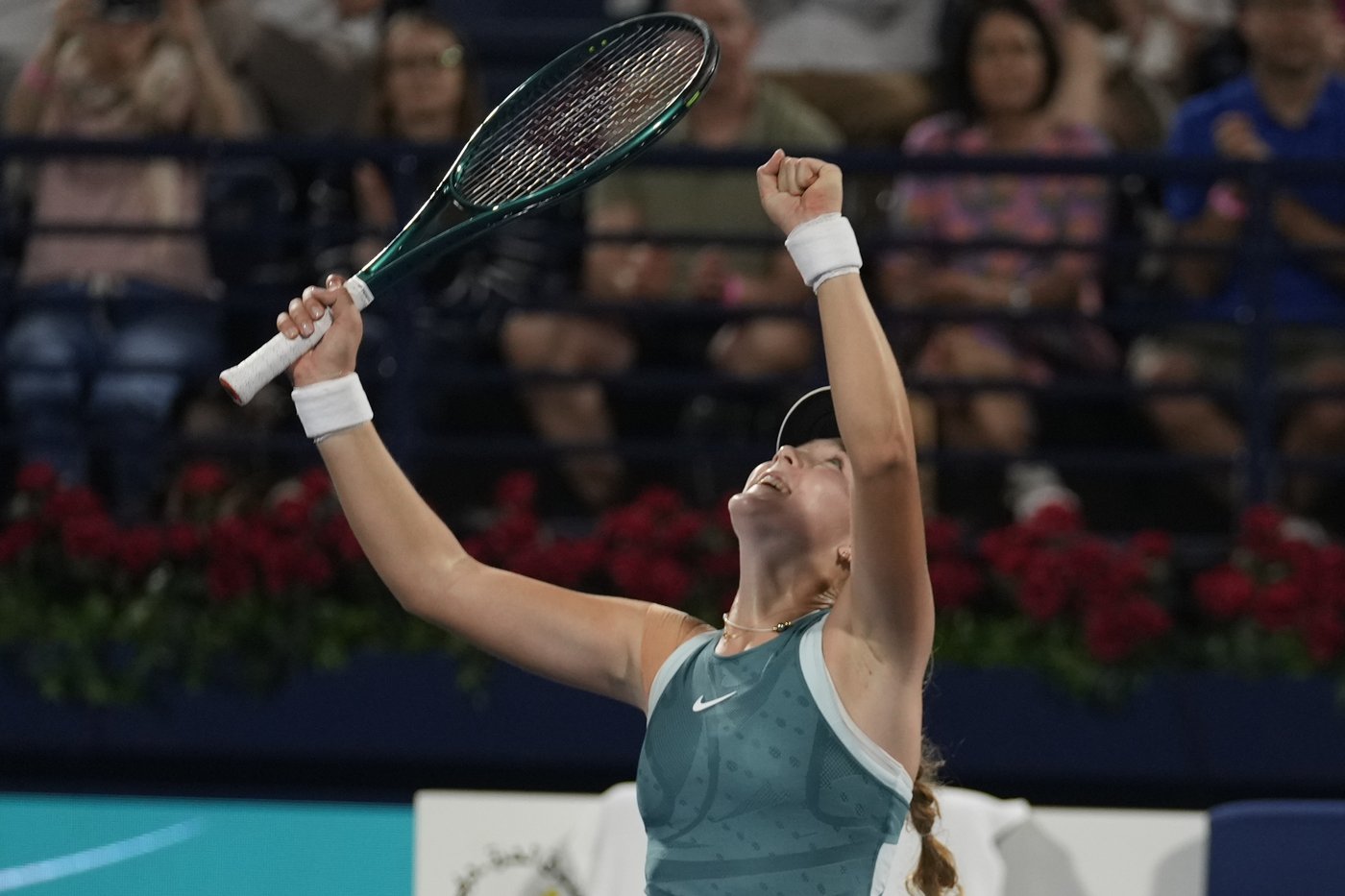 Teenager Andreeva beats Rybakina to become youngest WTA 1000 finalist in Dubai | iNFOnews.ca Teenager Andreeva beats Rybakina to become youngest WTA 1000 finalist in Dubai | iNFOnews.ca