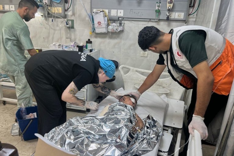 An American nurse in Gaza City films a hospital's collapse as Israeli forces surround it | iNFOnews.ca