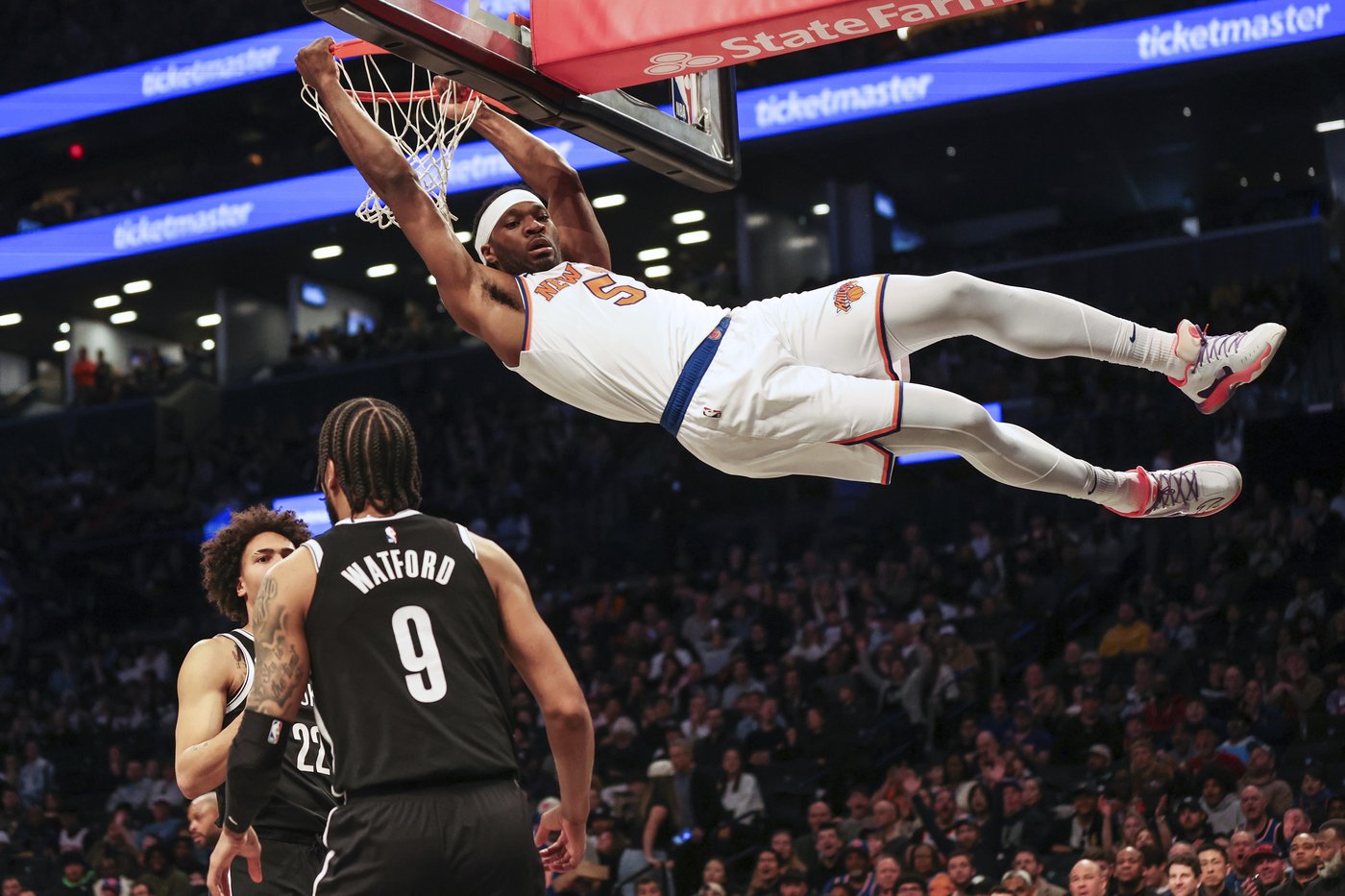 Landry Shamet scores 29 after replacing Bridges after 6 seconds, leads Knicks past Nets 113-105 | iNFOnews.ca