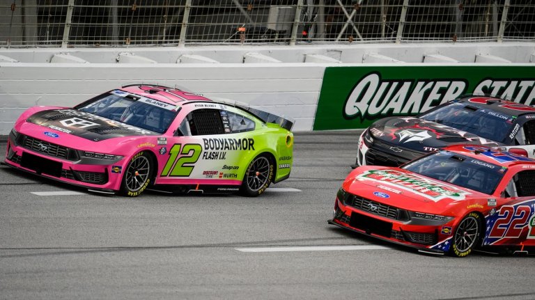 Lightning and rain cause delay with Blaney leading NASCAR Cup Series race in Atlanta | iNFOnews.ca