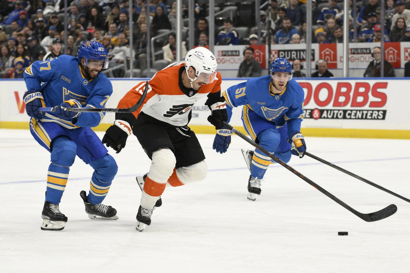 Michkov scores in OT to give Flyers 3-2 victory over Blues | iNFOnews.ca Michkov scores in OT to give Flyers 3-2 victory over Blues | iNFOnews.ca