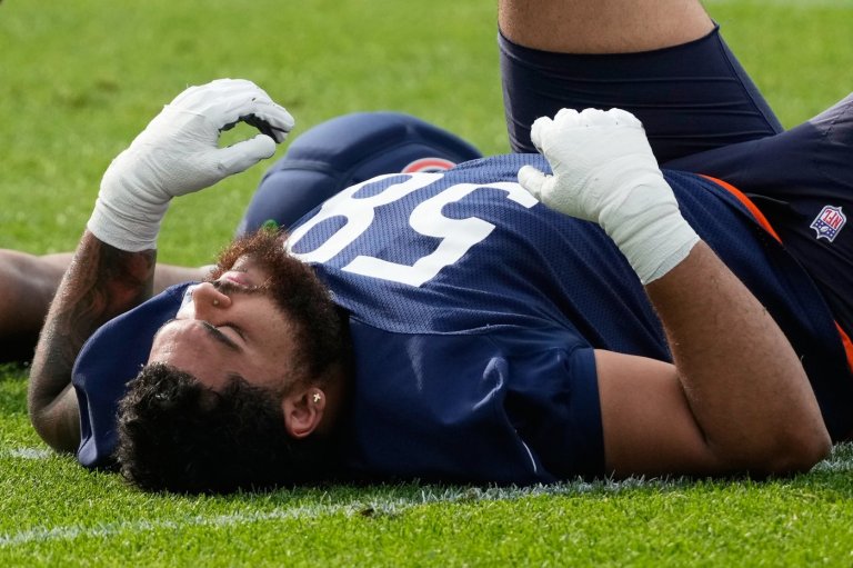 Chicago Bears right tackle Darnell Wright lands 4-year, $116 million contract, AP source says | iNFOnews.ca