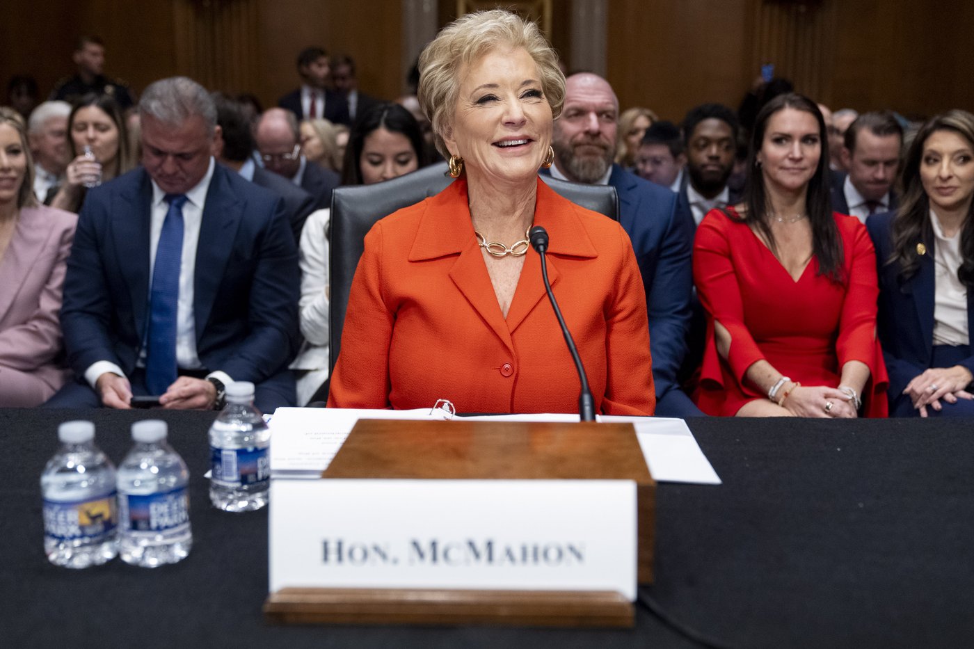 Senate committee advances ex-wrestling CEO Linda McMahon as Trump's nominee for education secretary | iNFOnews.ca Senate committee advances ex-wrestling CEO Linda McMahon as Trump's nominee for education secretary | iNFOnews.ca