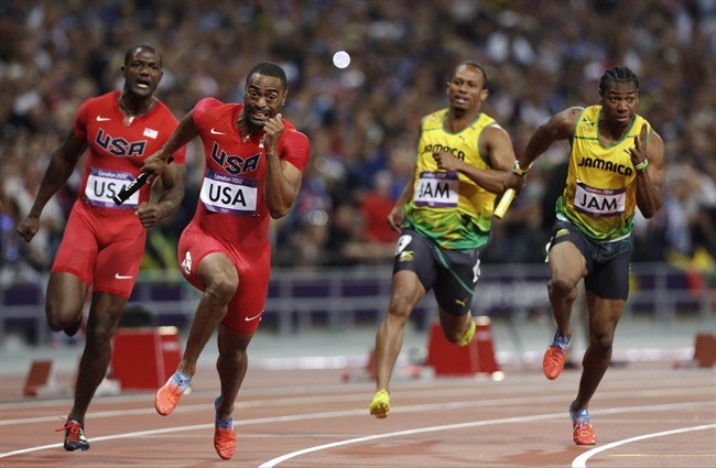 US men's sprint relay team stripped of 2012 Olympic silver medals in doping case | iNFOnews.ca CP33080209