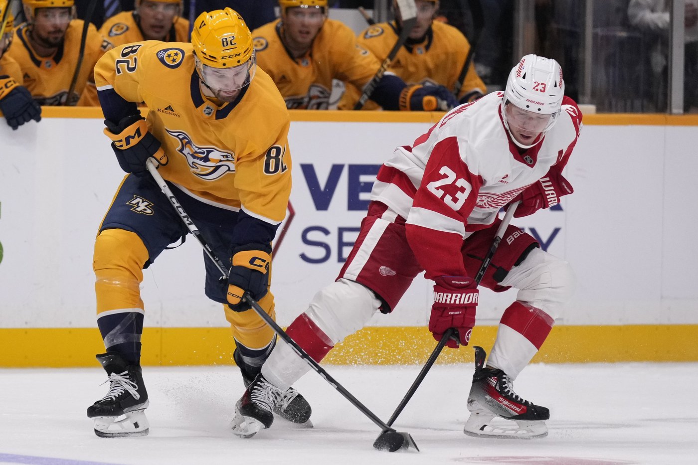 Copp's 2 goals lead Red Wings over reeling Predators 5-2 | iNFOnews.ca