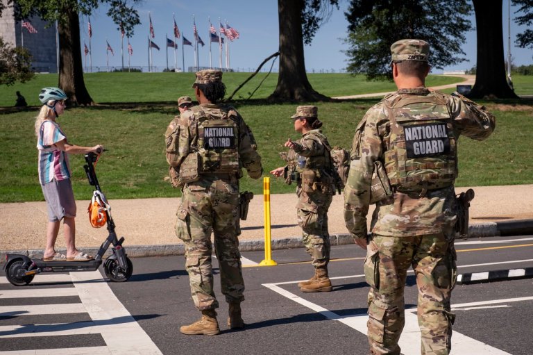 A National Guard member deployed to Washington, DC, is arrested on firearms charge | iNFOnews.ca