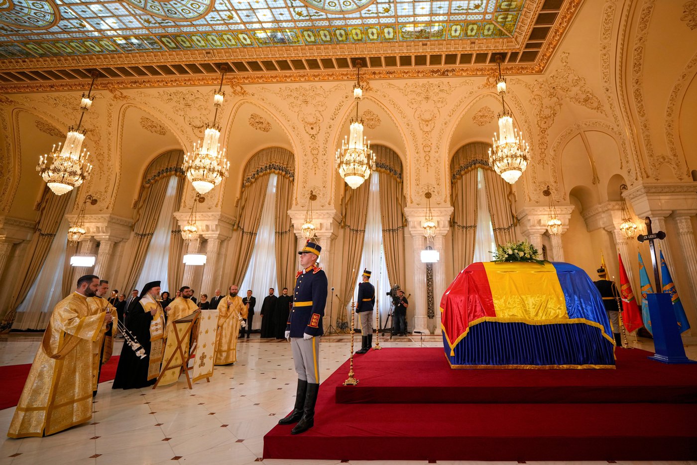 Casket of Romania's divisive first post-communist president, Ion Iliescu, lies in state for funeral | iNFOnews.ca