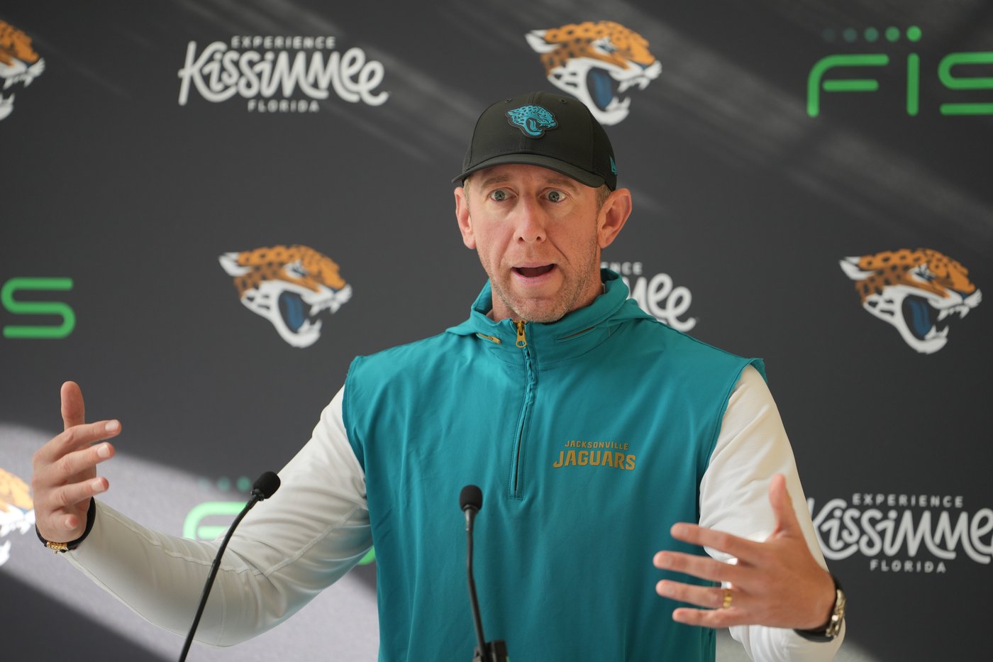 Jags coach Liam Coen says costly delay-of-game penalties vs. Eagles were 'directly on me' | iNFOnews.ca Jags coach Liam Coen says costly delay-of-game penalties vs. Eagles were 'directly on me' | iNFOnews.ca