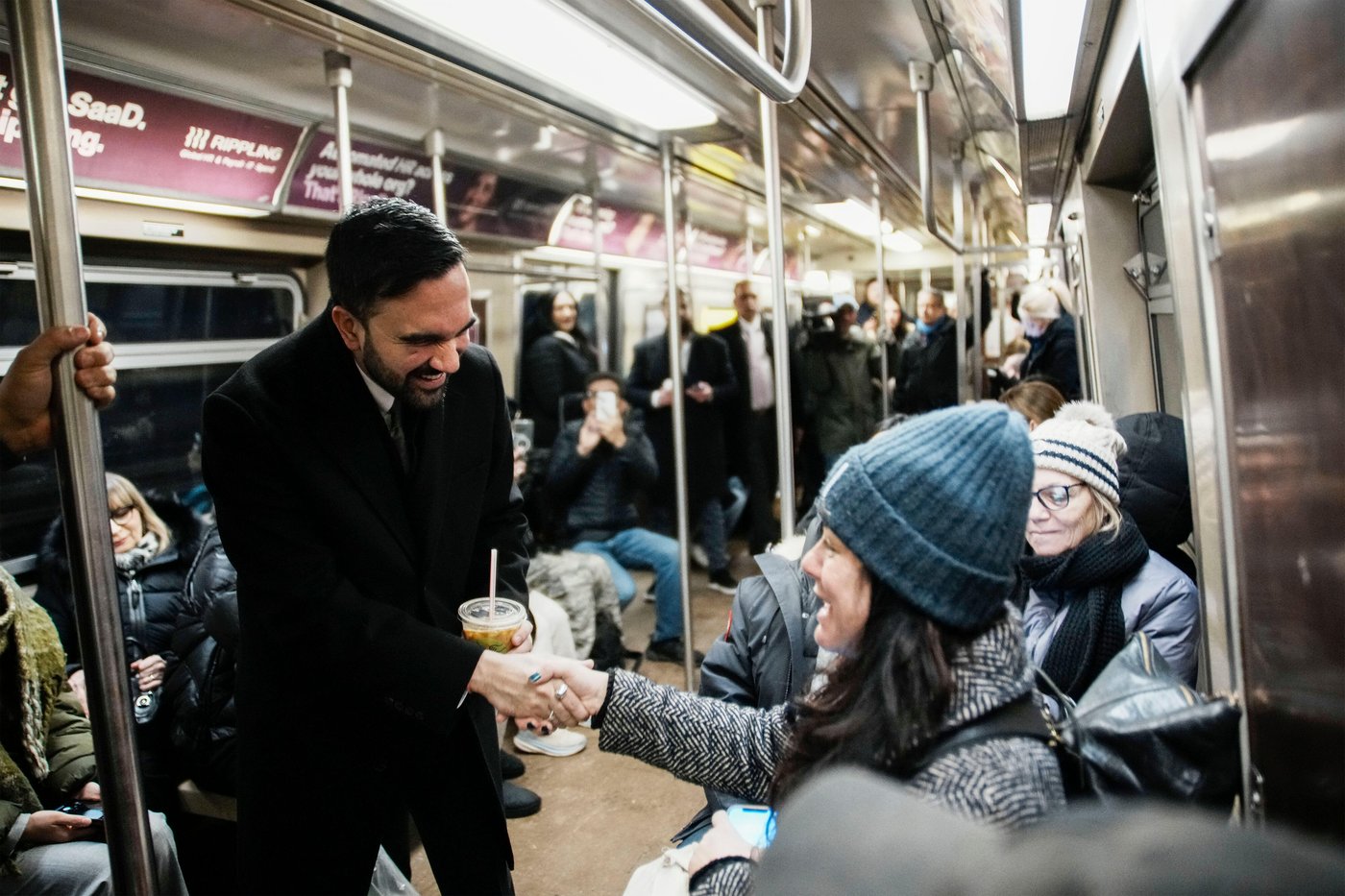 Zohran Mamdani's first full day as NYC mayor: subway rides, new offices and backlash from Israel | iNFOnews.ca