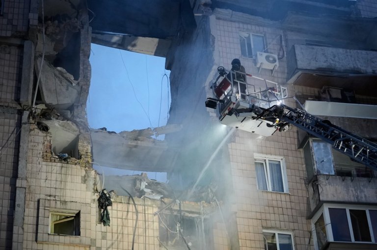 Russian missile and drone attack on Ukraine's capital kills at least 3 | iNFOnews.ca