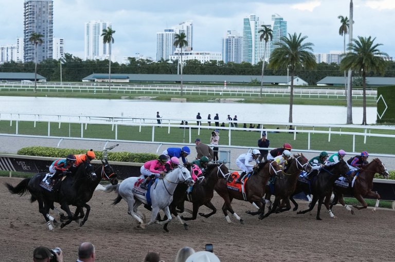 Skippylongstocking rallies in stretch, wins $3 million Pegasus World Cup at Gulfstream | iNFOnews.ca