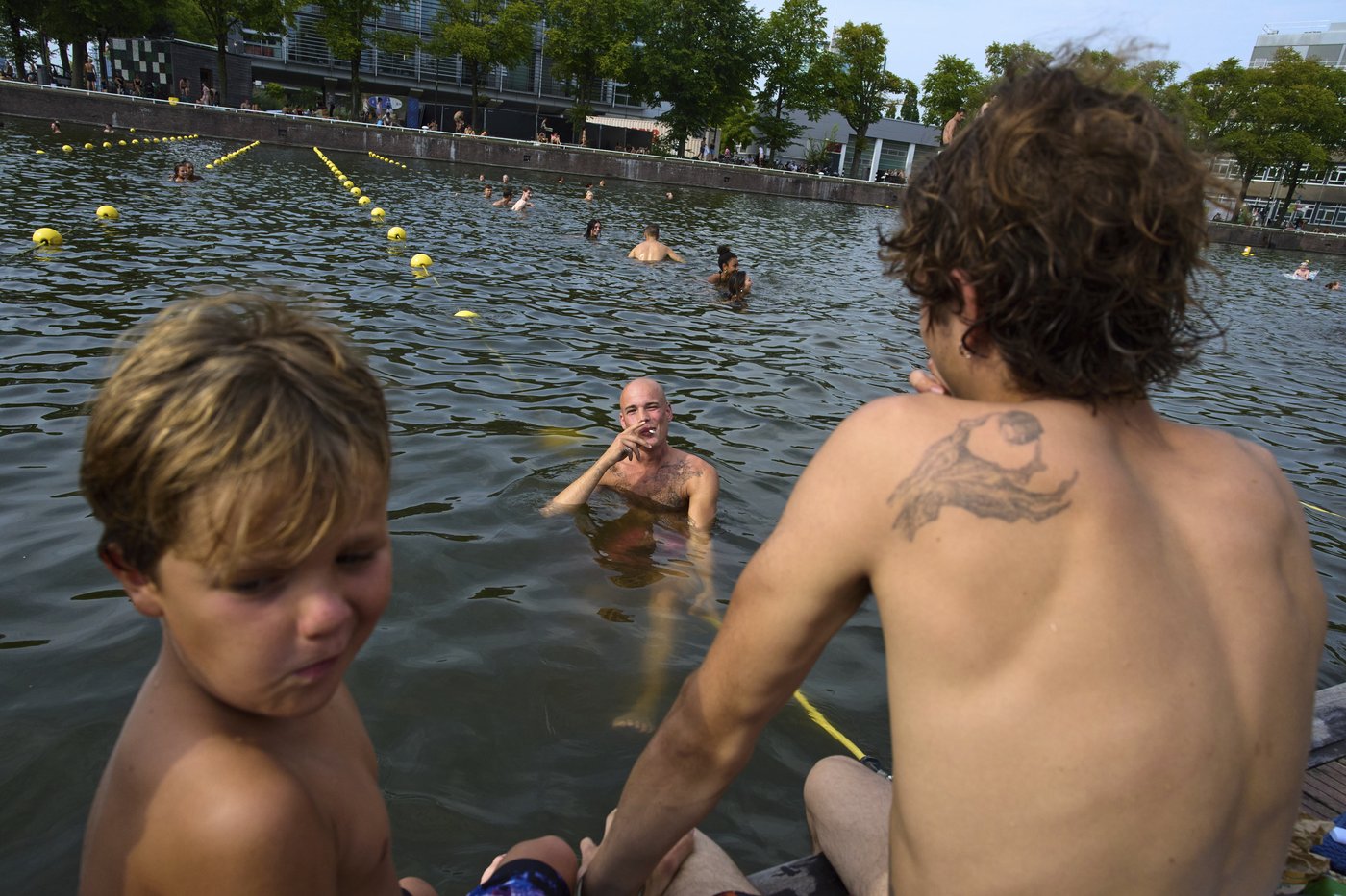 Surrounded by water, Dutch swimmers have plenty of places to cool off | iNFOnews.ca