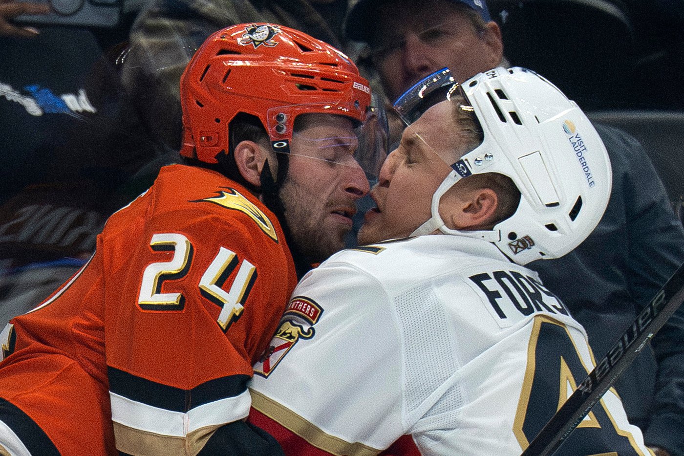 Cutter Gauthier has 1st hat trick in 4-point night to send surging Ducks past Panthers, 7-3 | iNFOnews.ca