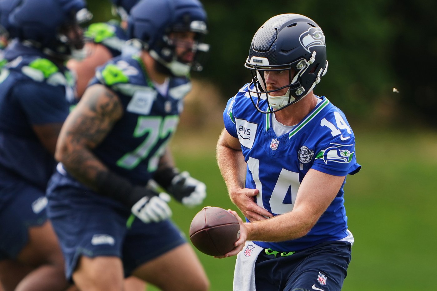 Sam Darnold uninterested in narratives about him, but ready to help Seahawks defend Super Bowl crown | iNFOnews.ca
