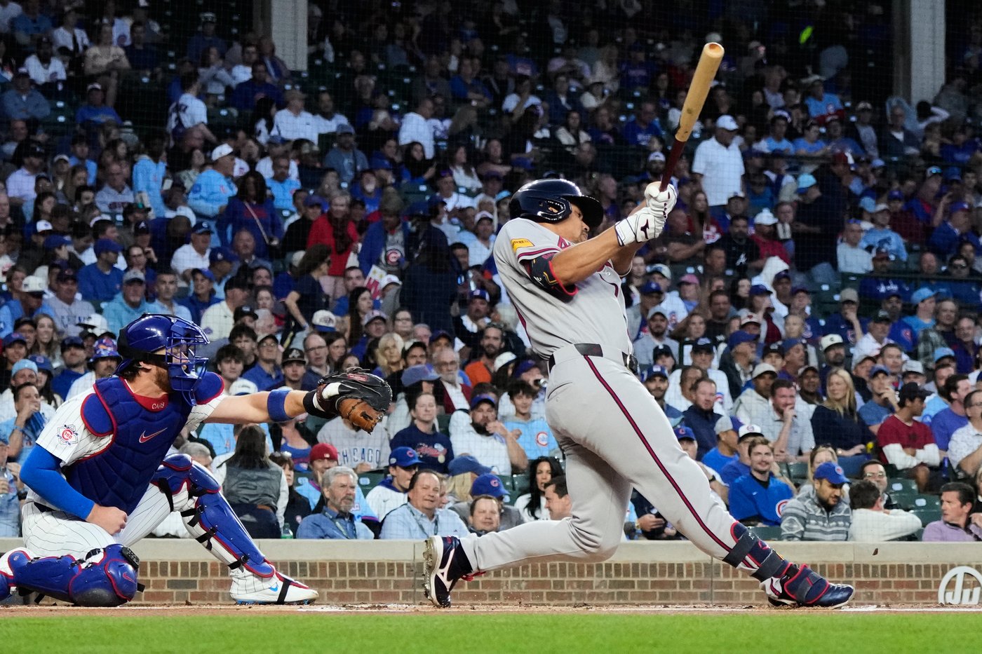 Pete Crow-Armstrong hits his 42nd homer on a 4-hit night as Cubs beat Braves 7-3 | iNFOnews.ca