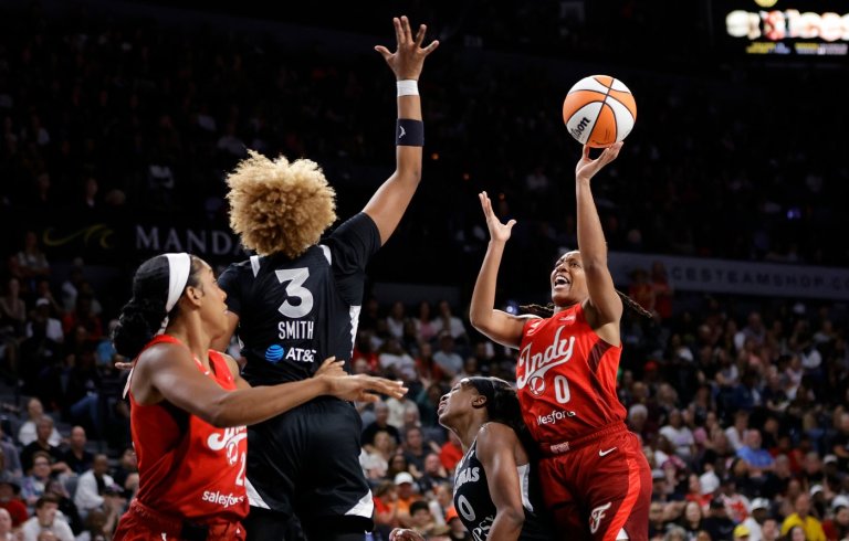 Kelsey Mitchell, Caitlin Clark lead Fever to 109-75 win over A'ja Wilson and the Aces | iNFOnews.ca