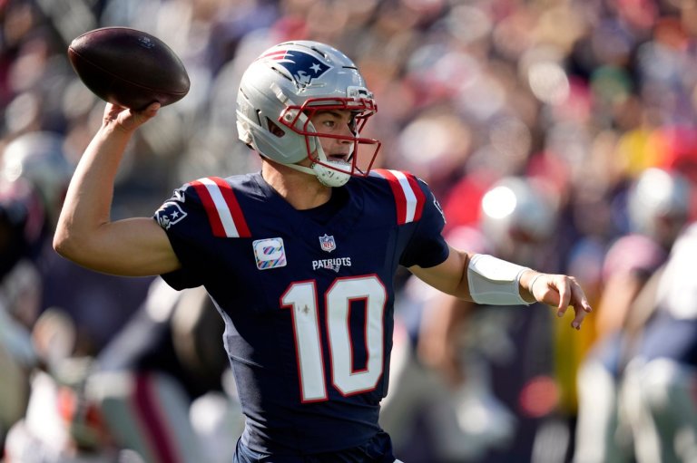 Drake Maye throws 3 TDs as Patriots overcome Myles Garrett's 5-sack game in 32-13 win over Browns | iNFOnews.ca Drake Maye throws 3 TDs as Patriots overcome Myles Garrett's 5-sack game in 32-13 win over Browns | iNFOnews.ca