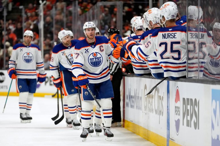 Edmonton's McDavid, Draisaitl sit out practice ahead of Game 4 against Anaheim | iNFOnews.ca