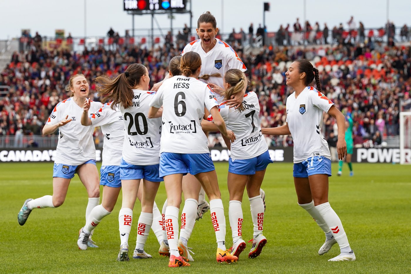 Montreal Roses aim to retake NSL's top spot in record-breaking game | iNFOnews.ca Montreal Roses aim to retake NSL's top spot in record-breaking game | iNFOnews.ca