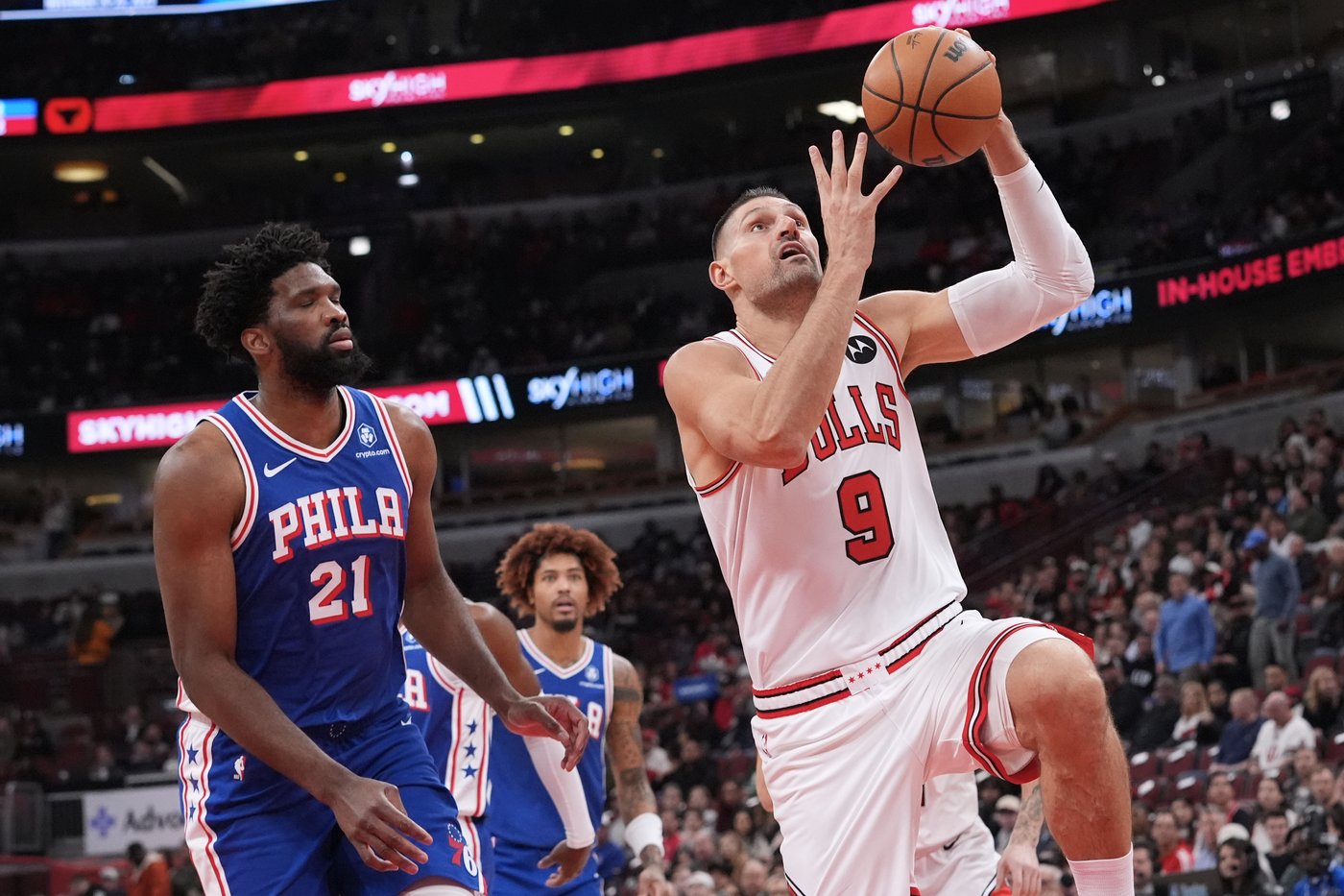 Giddey has triple-double, Vucevic hits late 3 as Bulls rally from 24 down to beat Sixers 113-111 | iNFOnews.ca