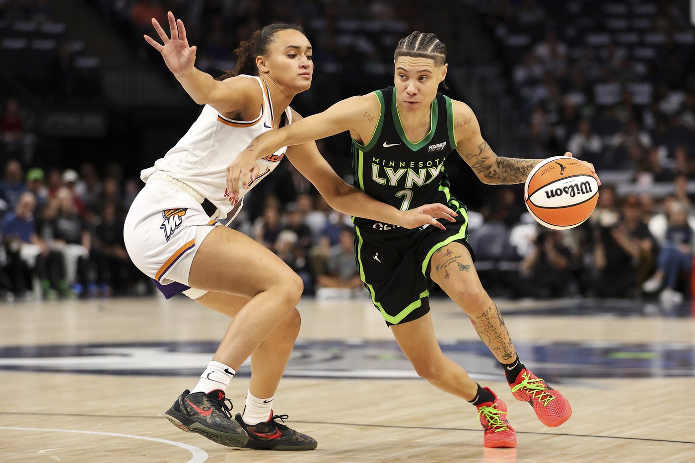 Napheesa Collier scores 38 as Lynx fend off Mercury 102-95 in playoff opener | iNFOnews.ca