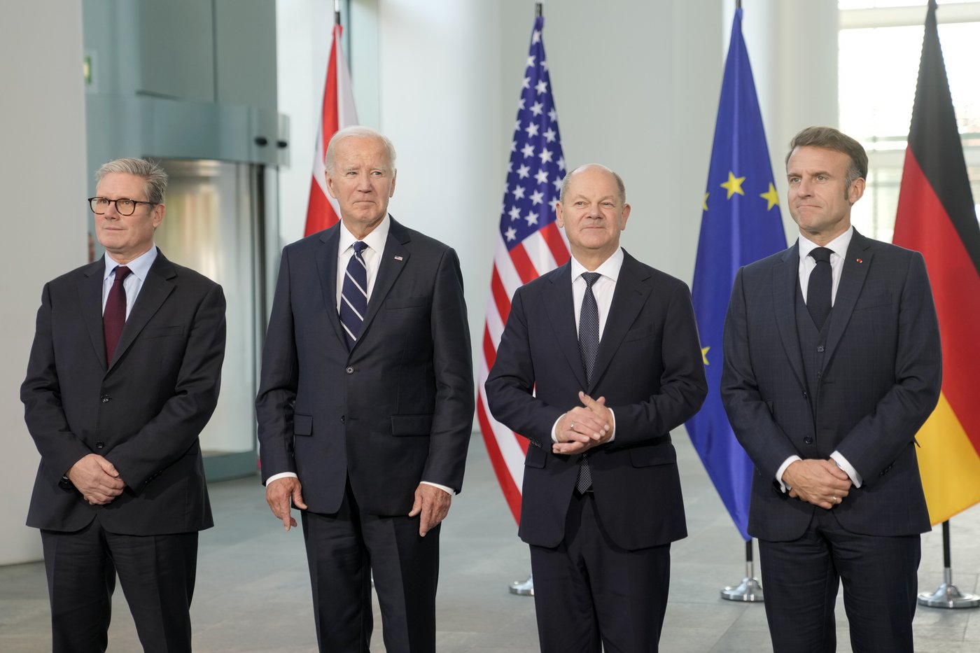 Biden urges Western allies to keep aiding Ukraine during meeting with Europe leaders before election | iNFOnews.ca